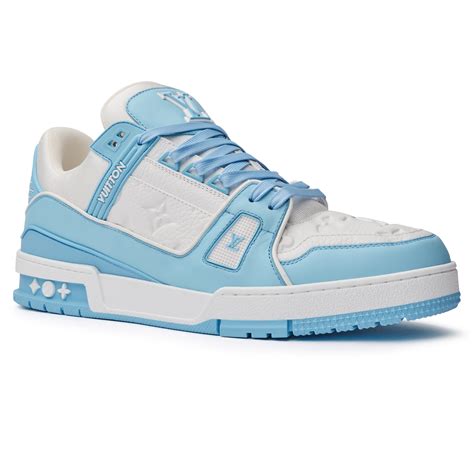 lv trainers sky blue|LV Trainer Sneaker .